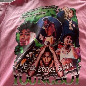 Pink NBA Youngboy Shirt